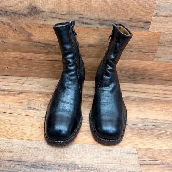 Vintage Cat\'s Paw Men\'s 8.5D black Leather Ankle Boots main image 7
